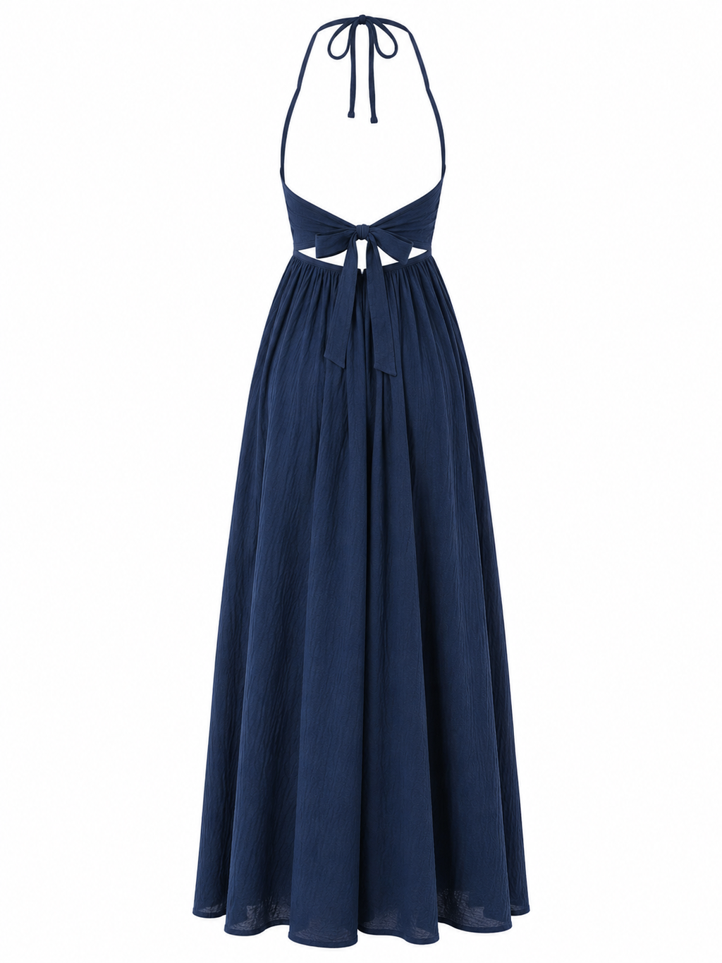 Vestido Halter Espalda Abierta